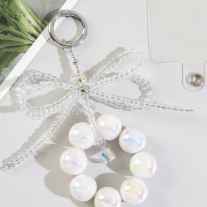 สายคล้องข้อมือแบบมินินิชพร้อมลูกปัดโบว์ระดับไฮเอนด์