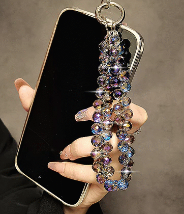 สายคล้องโทรศัพท์สั้นระดับไฮเอนด์ สายคล้องโทรศัพท์ลูกปัดทำมือ สายคล้องโทรศัพท์ป้องกันการสูญหาย