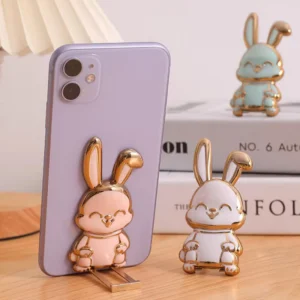 ขาตั้งโทรศัพท์ ที่วางสติกเกอร์รูปกระต่ายที่วางโทรศัพท์มือถือที่วางโทรศัพท์ตกแต่ง