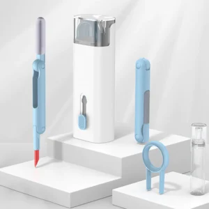 ชุดทำความสะอาดคีย์บอร์ดคอมพิวเตอร์อเนกประสงค์ ชุดหูฟังบลูทูธ ปากกาทำความสะอาดหน้าจอมือถือ แปรงทำความสะอาด