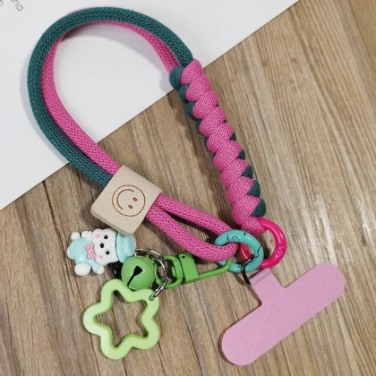 ที่ห้อยโทรศัพท์สายคล้องมือ/สายจับโทรศัพท์ อินส์โทรศัพท์ สายคล้อง สั้น ข้อมือ มือ การ์ตูน ซานริโอทอจี้ สายคล้องโทรศัพท์